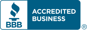 BBB Accredited Business seal representing Portland Cash Buyers, emphasizing trust and reliability in fast home-selling services.