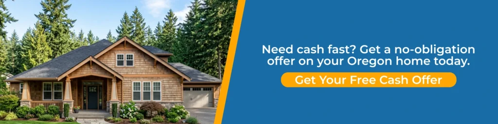 Oregon home promoting sell house fast financial hardship with a no-obligation cash offer for a quick home sale.